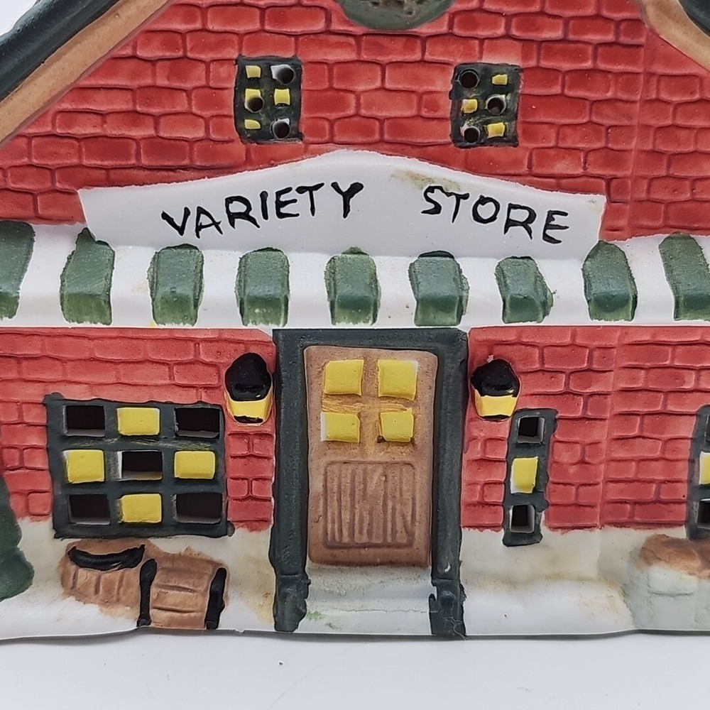 Vintage Christmas Santas Pride Porcelain VARIETY STORE Hand-Painted Illuminated - Picture 8 of 16
